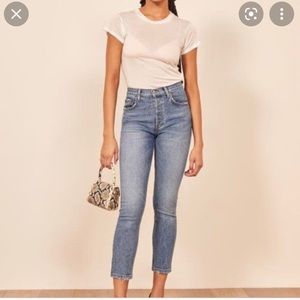 Reformation Serena High Skinny Crop jean